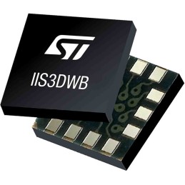 10 pcs - STMicroelectronics 3-Axis Surface Mount Sensor, LGA-14, SPI, 14-Pin