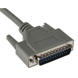 1 pcs - RS PRO Male 25 Pin D-sub to Male 25 Pin D-sub Serial Cable, 6m PVC