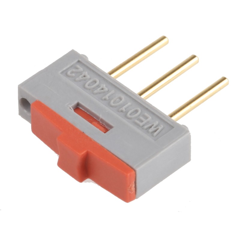 1 pcs - Wurth Elektronik Through Hole Slide Switch SPDT Latching 100 mA@ 42 V dc Slide