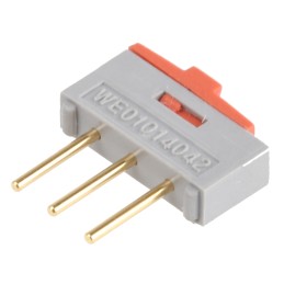 1 pcs - Wurth Elektronik Through Hole Slide Switch SPDT Latching 100 mA@ 42 V dc Slide