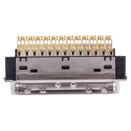 1 pcs - 3M Male 50 Pin Straight Cable Mount SCSI Connector 2.54mm Pitch, Solder