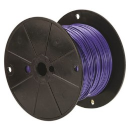 1 Reel of 305 M - Alpha Wire Twisted Pair Data Cable, 1 Pairs, 0.32 mm², 2 Cores, 22 AWG, Screened, 305m, Purple Sheath