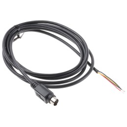 1 pcs - RS PRO Male 4 Pin mini-DIN to Unterminated Black DIN Cable 2m