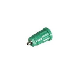 10 pcs : CT2244-5 - Test Plugs & Test Jacks 4mm Safety Jack, Solder Hole - Push-In, Green