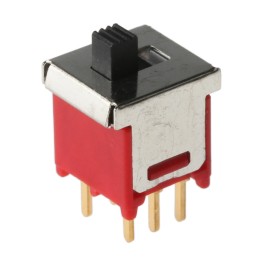 1 pcs - RS PRO PCB Slide Switch DPDT Latching 400 mA @ 20 V Slide