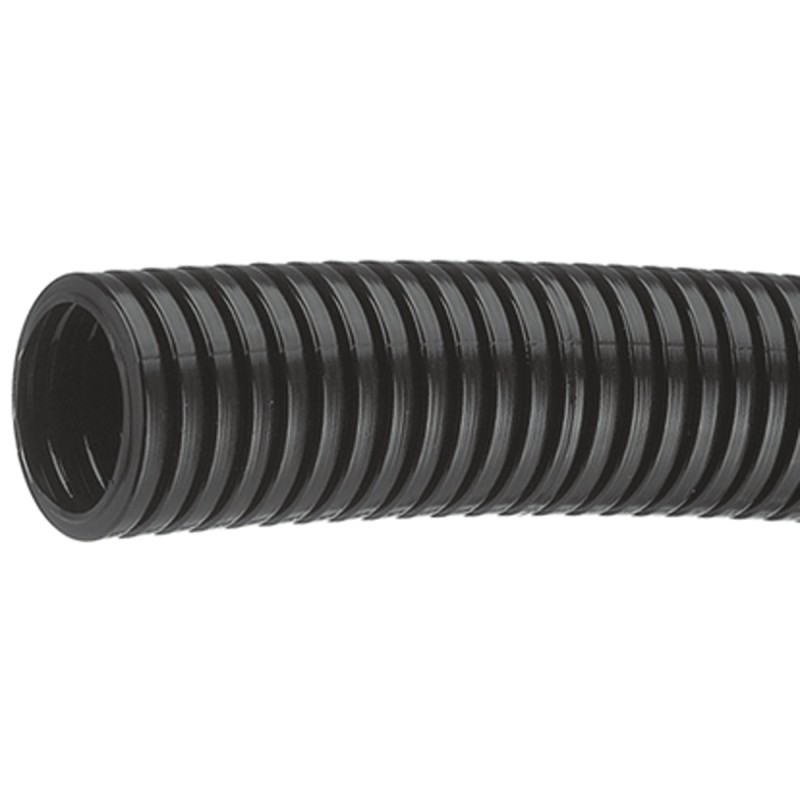 1 Reel of 50 M - PMA Flexible Conduit, 25mm Nominal Diameter, Plastic, Black