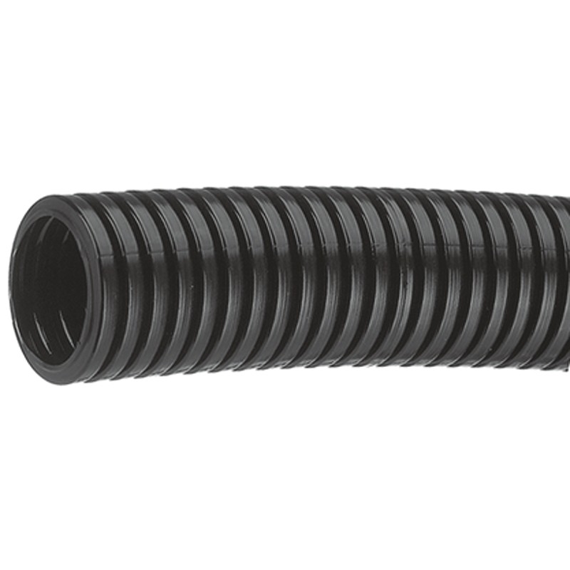 1 Reel of 50 M - PMA Flexible Conduit, 25mm Nominal Diameter, Plastic, Black