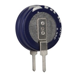 2 pcs - Eaton 0.33F Supercapacitor -20 - +80% Tolerance, 5.5V dc, Through Hole