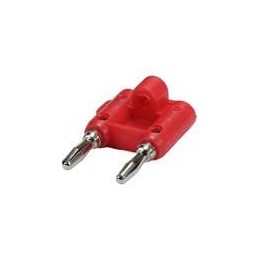 10 pcs : CT3160-2 - Test Plugs & Test Jacks 4mm Double Banana Plugs, Molded - Red
