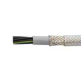 1 Reel of 50 M - Alpha Wire Control Cable, 5 Cores, 1.5 mm², CY, Screened, 50m, Grey PVC Sheath
