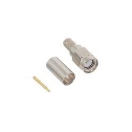 10 pcs : SMAMST.P.NI.G.XX - RF Connectors / Coaxial Connectors SMA(M)ST FOR 200 Series cable Ni PLATING