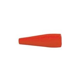 10 pcs : CTM-47-2 - Test Clips Pee-Wee Insulator Vinyl, Red
