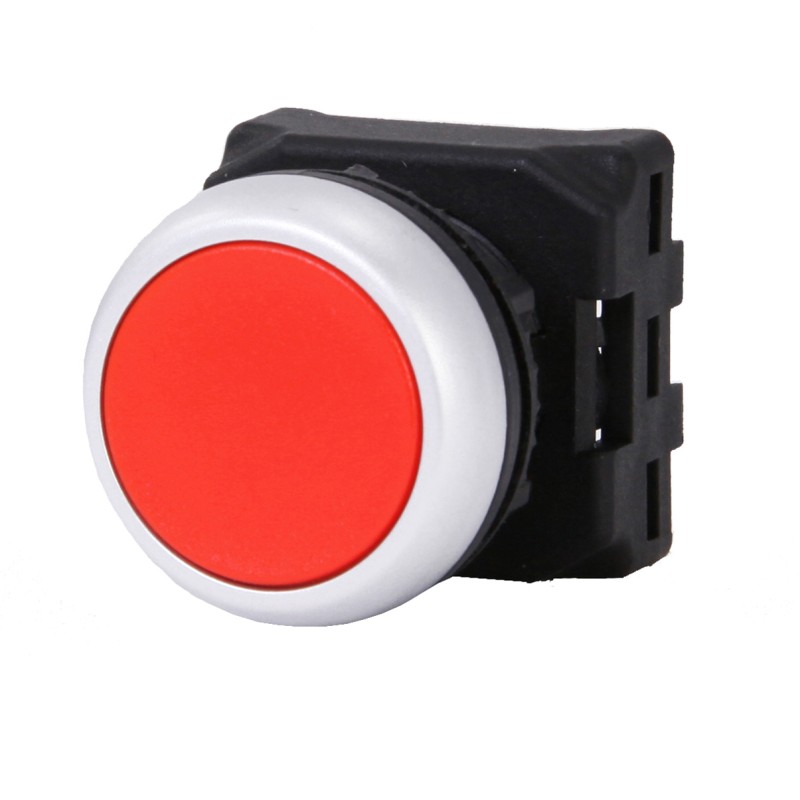 1 pcs - RS PRO Red Spring Return Push Button Head, 22mm Cutout, IP65