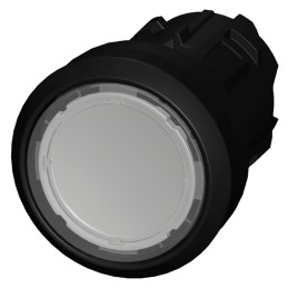 1 pcs - Siemens SIRIUS ACT Series Clear Momentary Push Button Head, 22mm Cutout, IP66, IP67, IP69K