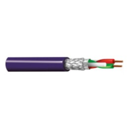 1 Reel of 500 M - Belden Data Cable, 1 Pairs, 0.34 mm², 2 Cores, 22 AWG, Screened, 500m, Purple Sheath