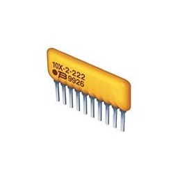 10 pcs : 4610X-R2R-104LF - Resistor Networks & Arrays THICK FILM 2% 100K CONFRML SIP