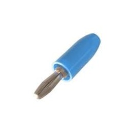 10 pcs : 108-0310-001 - Test Plugs & Test Jacks BANANA PLUG BLUE