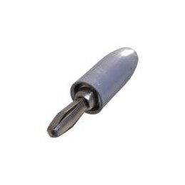 10 pcs : 108-0313-001 - Test Plugs & Test Jacks GRAY BANANA PLUG