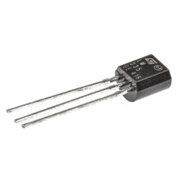 10 pcs - STMicroelectronics Temperature Sensor, Voltage Output, Through Hole Mount, Analogue, ±5°C, 3 Pins