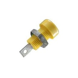 10 pcs : 108-0907-001 - Test Plugs & Test Jacks BANANA JACK YELLOW