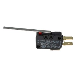 1 pcs - Omron Long Hinge Lever Micro Switch, Tab Terminal, 16 A @ 250 V ac, SPDT, IP40