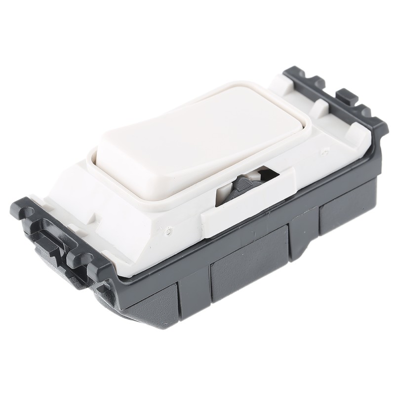 1 pcs - MK Electric 1 Way White Switch Insert Module 20A, Grid Plus Series