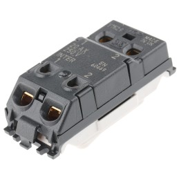 1 pcs - MK Electric 1 Way White Switch Insert Module 20A, Grid Plus Series