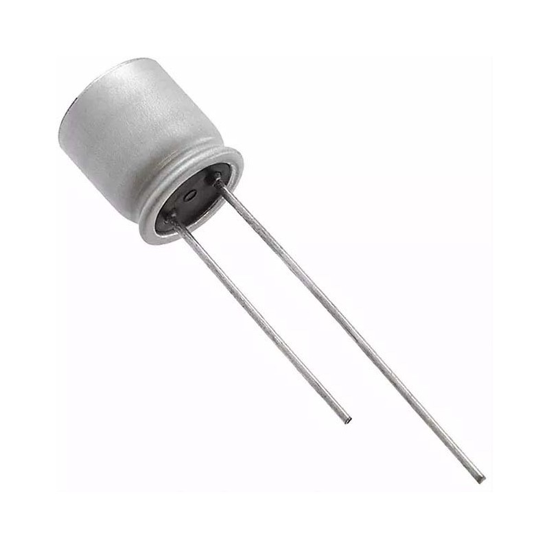 2 pcs - Panasonic 18μF Through Hole Polymer Capacitor, 100V dc