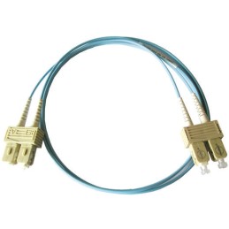 1 pcs - Molex Premise Networks SC to SC Duplex Multi Mode OM3 Fibre Optic Cable, 50/125μm, Aqua, 5m