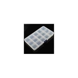 10 pcs : FIT0205 - DFRobot Accessories Adjustable Compartment Parts Box - 15 compartments