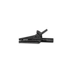 10 pcs : BU-110-0 - Test Clips Mini isulated alligator clip black