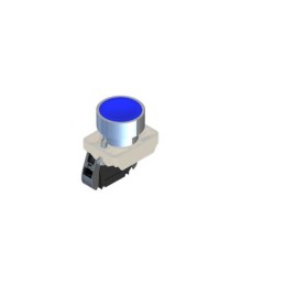 1 pcs - RS PRO Push Button Complete Unit, 22.5mm Cutout, SPST