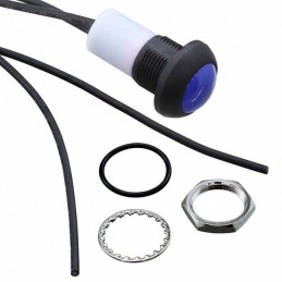 1 pcs - TE Connectivity PB6 Series Push Button Switch, (On)-Off, Panel Mount, SPST - NO, 50 V dc, 125V ac, IP68