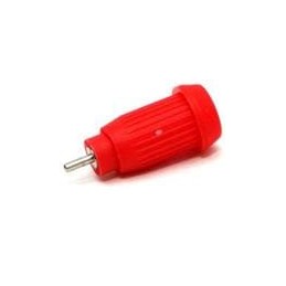 10 pcs : BU-31602-2 - Test Plugs & Test Jacks Red Pressfit Insulated Banana Jack-Solder Pin Connection