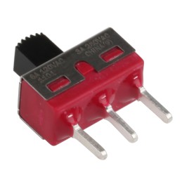 1 pcs - C & K PCB Slide Switch SPDT Latching 6 A @ 120 V ac, 6 A @ 28 V dc Slide