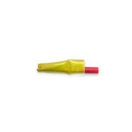 10 pcs : BU-63-4 - Test Clips Yellow Insulated Alligator Steel Clip - 10 Amp