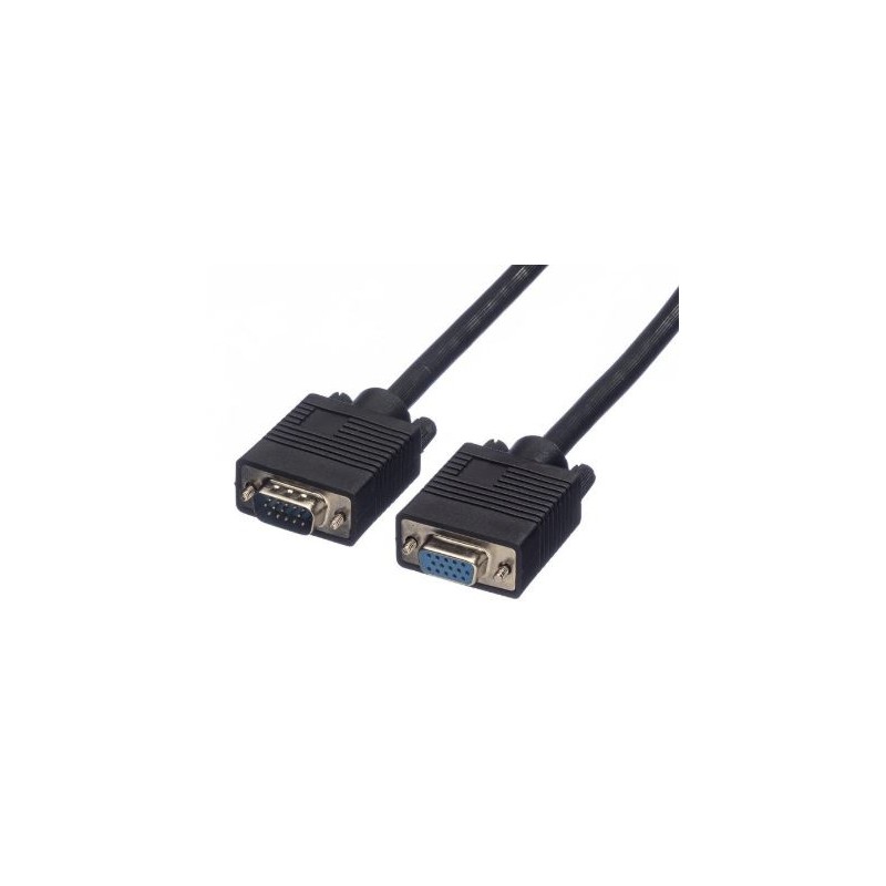 1 pcs - Roline Male VGA to Female VGA Cable, 3m