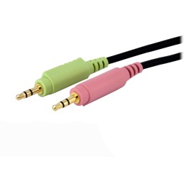 1 pcs - StarTech.com Male 3.5mm Stereo Jack x 2, DVI-D Dual Link, USB A to Male 3.5mm Stereo Jack x 2, DVI-D Dual Link, USB B