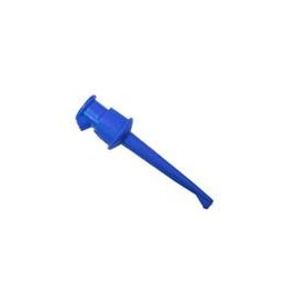 10 pcs : BU-P3925-6 - Test Clips MINI PLUNGER BLUE