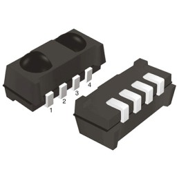 10 pcs - Vishay TSSP77P38TT, 38kHz IR Detector, 940nm ±50 °, 40m Range, 2.5 V - 5.5V, SMT, 6.8 x 3 x 3.2mm