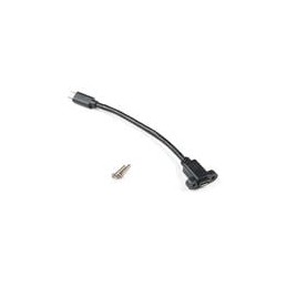 10 pcs : CAB-15464 - SparkFun Accessories Panel Mount USB Micro-B Extension Cable - 6in.