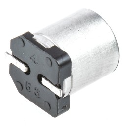 2 pcs - Panasonic 33μF Surface Mount Polymer Capacitor, 50V dc