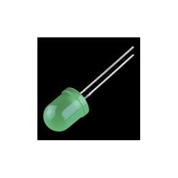 10 pcs : COM-10633 - SparkFun Accessories Diffused LED - Green 10mm