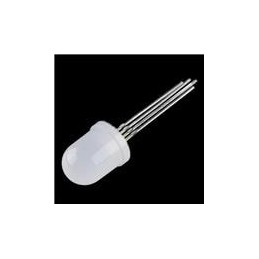 10 pcs : COM-11120 - SparkFun Accessories Diffused LED - RGB 10mm