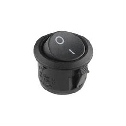 10 pcs : COM-11138 - SparkFun Accessories Rocker Switch - SPST (round)