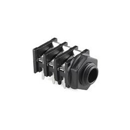 10 pcs : COM-11144 - SparkFun Accessories Audio Jack - 1/4in. Stereo (right angle)