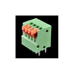 10 pcs : PRT-08075 - SparkFun Accessories Spring Terminals - PCB Mount (4-Pin)