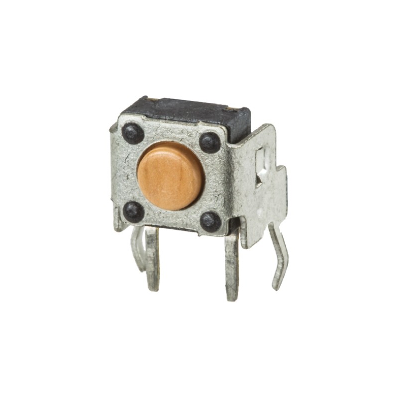 1 pcs - Pink Tactile Switch, SPST 50 mA @ 12 V dc 0.6mm Through Hole
