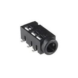 10 pcs : PRT-12639 - SparkFun Accessories Audio Jack - 3.5mm TRRS (SMD)