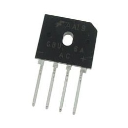 10 pcs : GBU6A - Bridge Rectifiers 6A Bridge Rectifier